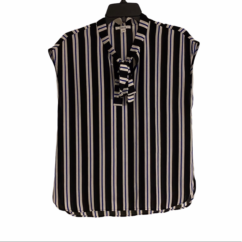 Bar III Bow-Neck Blouse Created for Macy’s